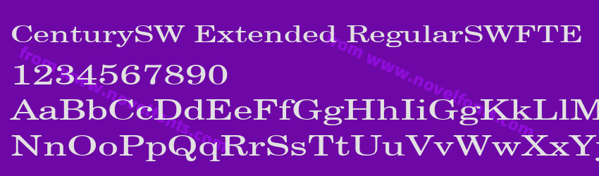 CenturySW Extended RegularSWFTEPreview CenturySW Extended RegularSWFTEPreview