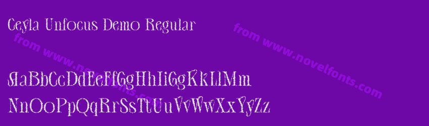 Ceyla Unfocus Demo RegularPreview Ceyla Unfocus Demo RegularPreview