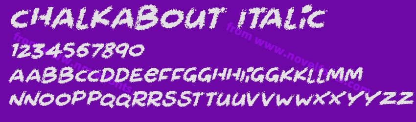 Chalkabout ItalicPreview Chalkabout ItalicPreview