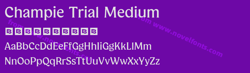 Champie Trial MediumPreview Champie Trial MediumPreview