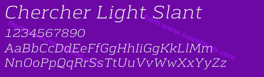 Chercher Light SlantPreview Chercher Light SlantPreview