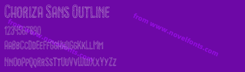 Choriza Sans OutlinePreview Choriza Sans OutlinePreview