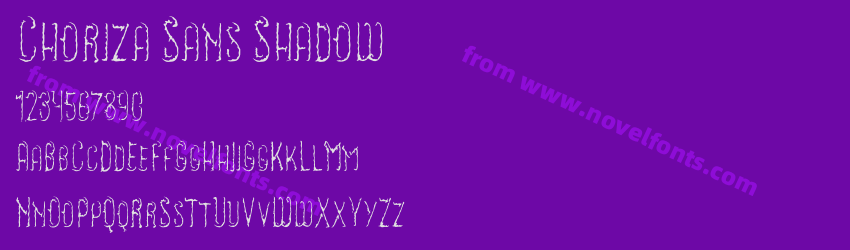 Choriza Sans ShadowPreview Choriza Sans ShadowPreview