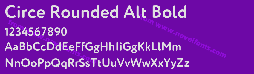 Circe Rounded Alt BoldPreview Circe Rounded Alt BoldPreview