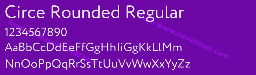 Circe Rounded RegularPreview Circe Rounded RegularPreview
