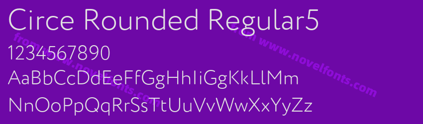 Circe Rounded Regular5Preview Circe Rounded Regular5Preview