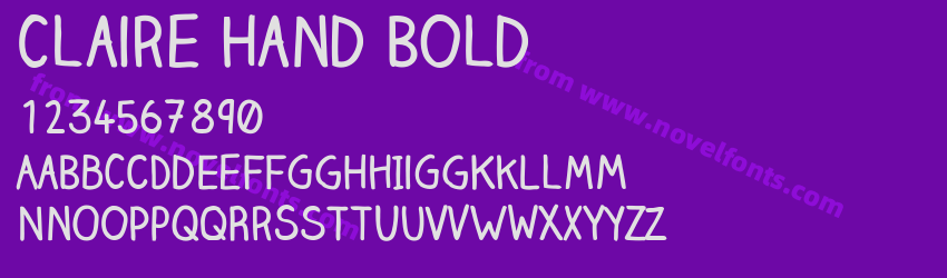 Claire Hand BoldPreview Claire Hand BoldPreview