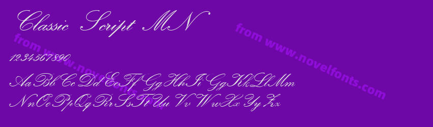 Classic Script MNPreview Classic Script MNPreview