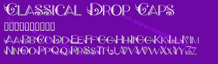 Classical Drop CapsPreview Classical Drop CapsPreview