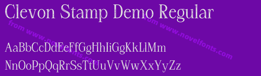 Clevon Stamp Demo RegularPreview Clevon Stamp Demo RegularPreview