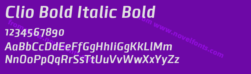 Clio Bold Italic BoldPreview Clio Bold Italic BoldPreview
