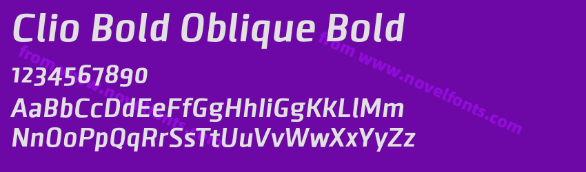 Clio Bold Oblique BoldPreview Clio Bold Oblique BoldPreview