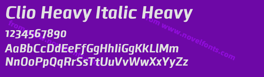 Clio Heavy Italic HeavyPreview Clio Heavy Italic HeavyPreview