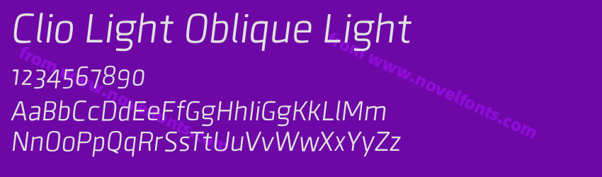 Clio Light Oblique LightPreview Clio Light Oblique LightPreview