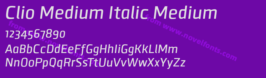 Clio Medium Italic MediumPreview Clio Medium Italic MediumPreview