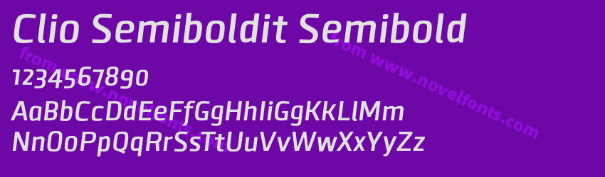 Clio Semiboldit SemiboldPreview Clio Semiboldit SemiboldPreview