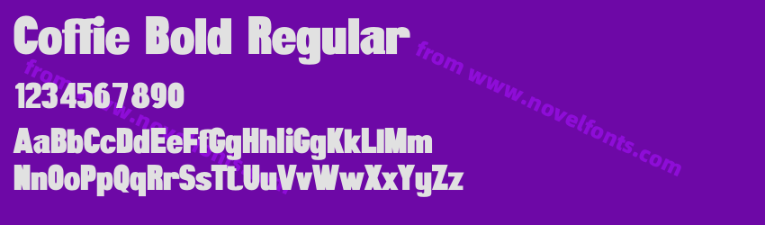 Coffie Bold RegularPreview Coffie Bold RegularPreview