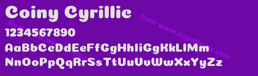 Coiny CyrillicPreview Coiny CyrillicPreview