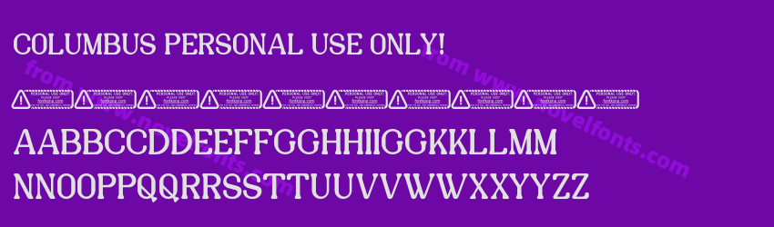 Columbus PERSONAL USE ONLY!Preview Columbus PERSONAL USE ONLY!Preview