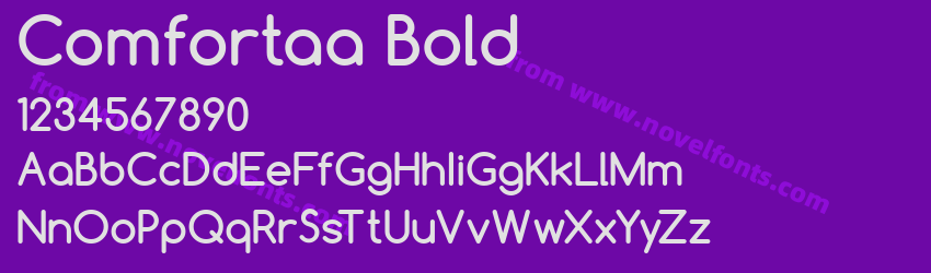 Comfortaa BoldPreview Comfortaa BoldPreview