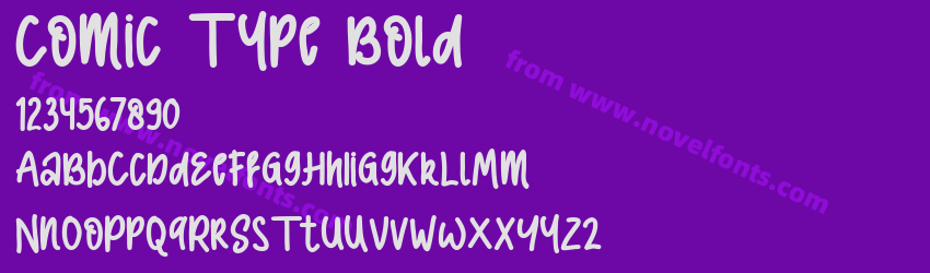 Comic Type BoldPreview Comic Type BoldPreview