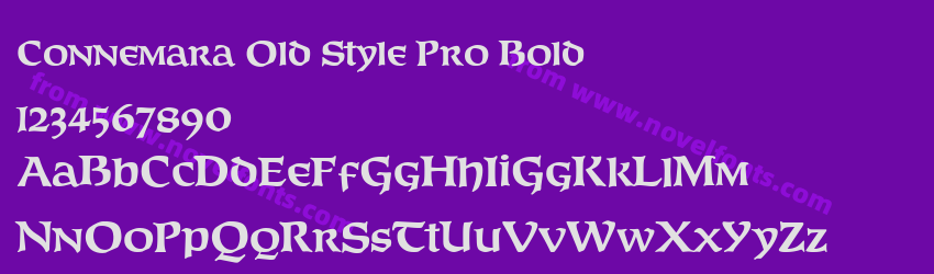 Connemara Old Style Pro BoldPreview Connemara Old Style Pro BoldPreview