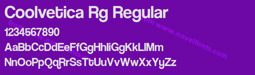 Coolvetica Rg RegularPreview Coolvetica Rg RegularPreview