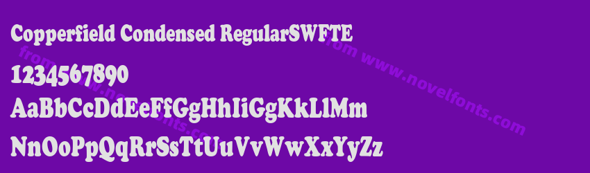 Copperfield Condensed RegularSWFTEPreview Copperfield Condensed RegularSWFTEPreview
