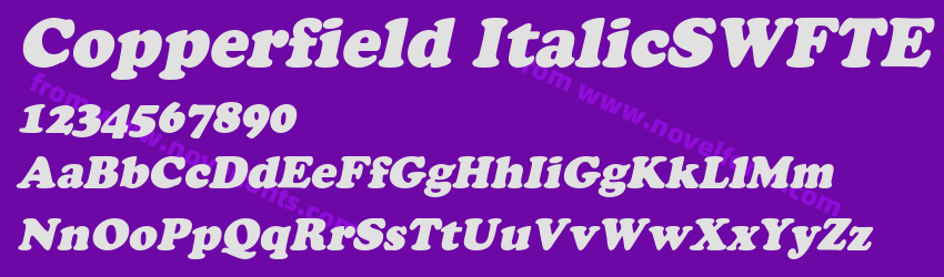 Copperfield ItalicSWFTEPreview Copperfield ItalicSWFTEPreview