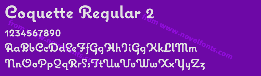 Coquette Regular 2Preview Coquette Regular 2Preview