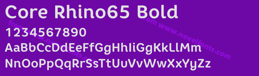 Core Rhino65 BoldPreview Core Rhino65 BoldPreview