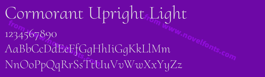 Cormorant Upright LightPreview Cormorant Upright LightPreview