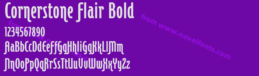 Cornerstone Flair BoldPreview Cornerstone Flair BoldPreview