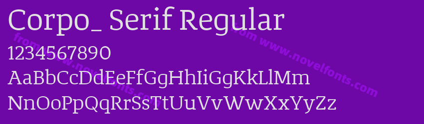 Corpo_ Serif RegularPreview Corpo_ Serif RegularPreview
