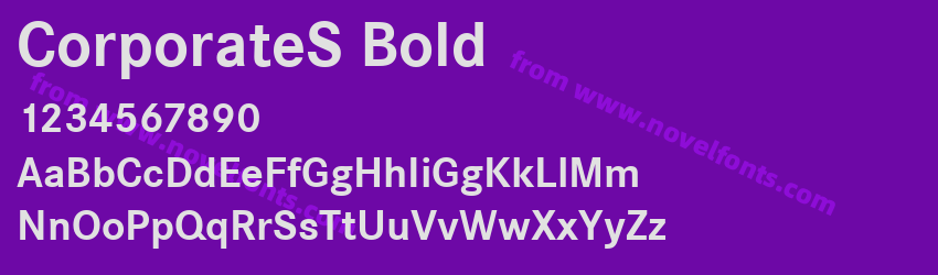 CorporateS BoldPreview CorporateS BoldPreview