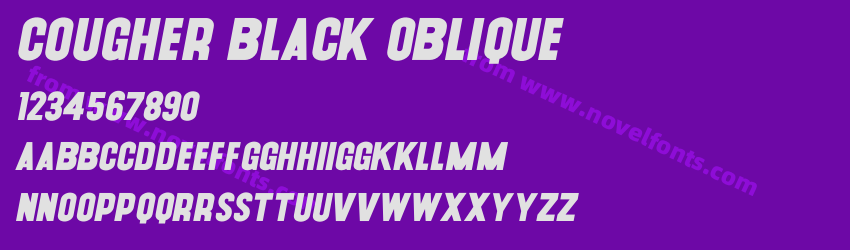 Cougher Black ObliquePreview Cougher Black ObliquePreview