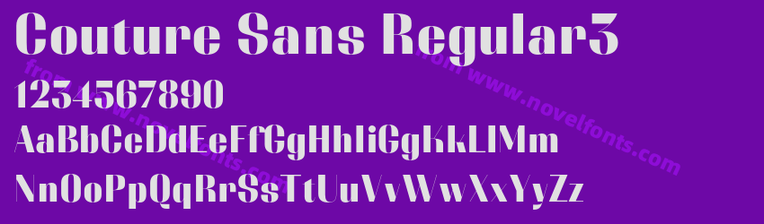 Couture Sans Regular3Preview Couture Sans Regular3Preview