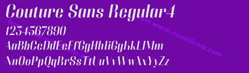 Couture Sans Regular4Preview Couture Sans Regular4Preview