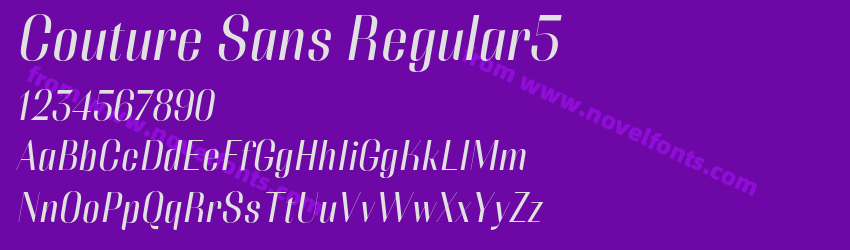 Couture Sans Regular5Preview Couture Sans Regular5Preview