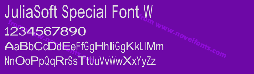 JuliaSoft Special Font WPreview