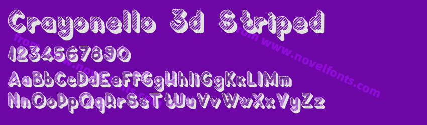 Crayonello 3d StripedPreview Crayonello 3d StripedPreview