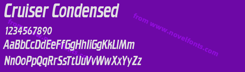 Cruiser CondensedPreview Cruiser CondensedPreview