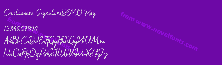 Crustaceans SignatureDEMO RegPreview Crustaceans SignatureDEMO RegPreview