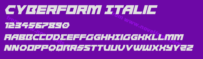 Cyberform ItalicPreview Cyberform ItalicPreview