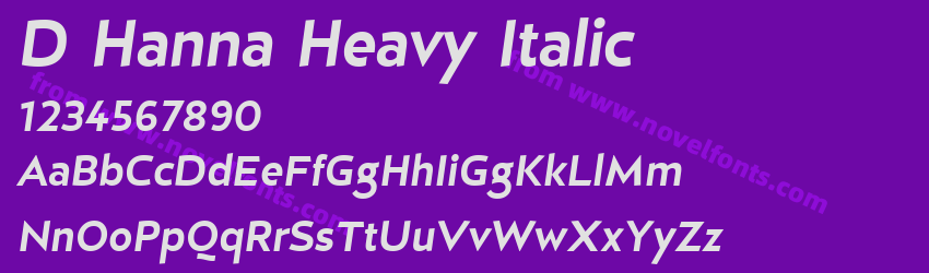 D Hanna Heavy ItalicPreview D Hanna Heavy ItalicPreview