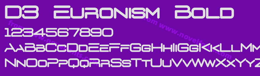 D3 Euronism BoldPreview D3 Euronism BoldPreview