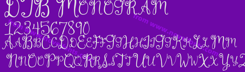 DJB MonogramPreview DJB MonogramPreview