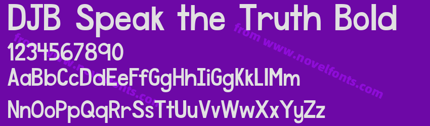 DJB Speak the Truth BoldPreview DJB Speak the Truth BoldPreview