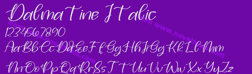 Dalmatine ItalicPreview Dalmatine ItalicPreview