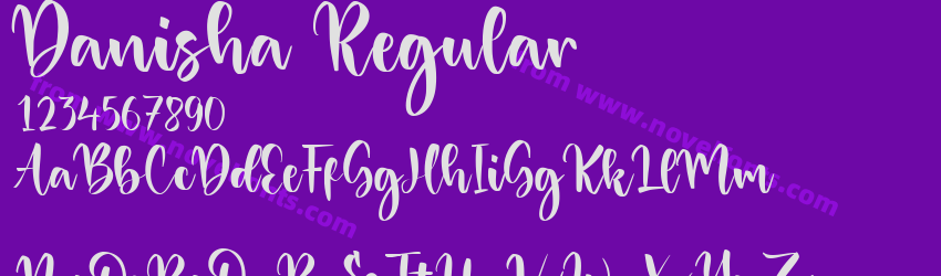 Danisha RegularPreview Danisha RegularPreview